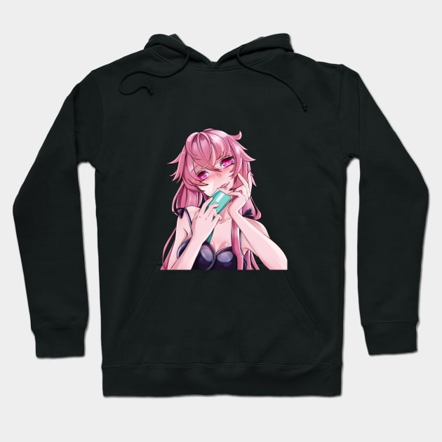 Gasai Yuno Mirai Nikki Hoodie by Anime Dreams Store